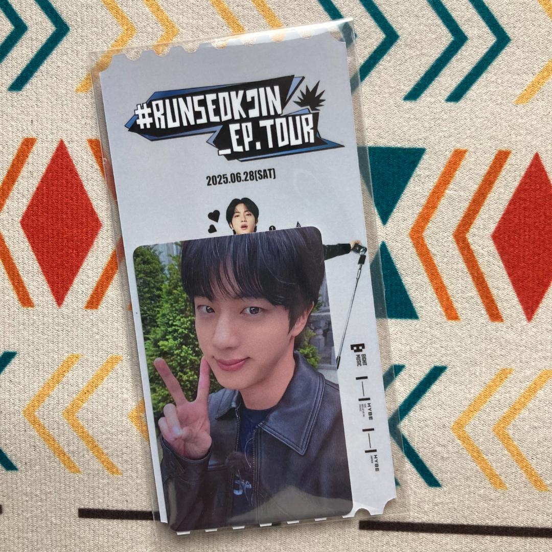 BTS Jin RUNSEOKJIN EP TOUR ジン JIN6/28 1枚