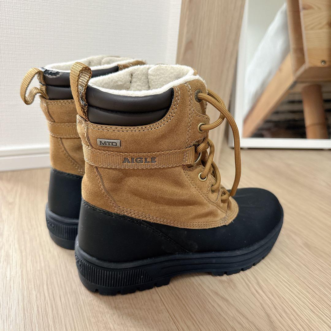AIGLEエーグルスノーブーツ 22.5cm 3M Thinsulate防寒防水