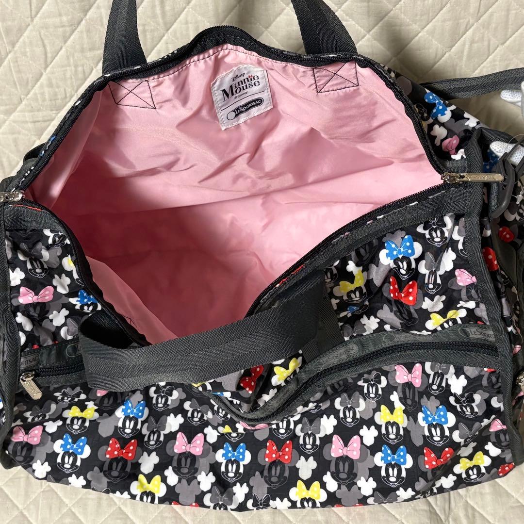 レスポートサック　ミニーロックスザドットLARGE WEEKENDER &ポーチ