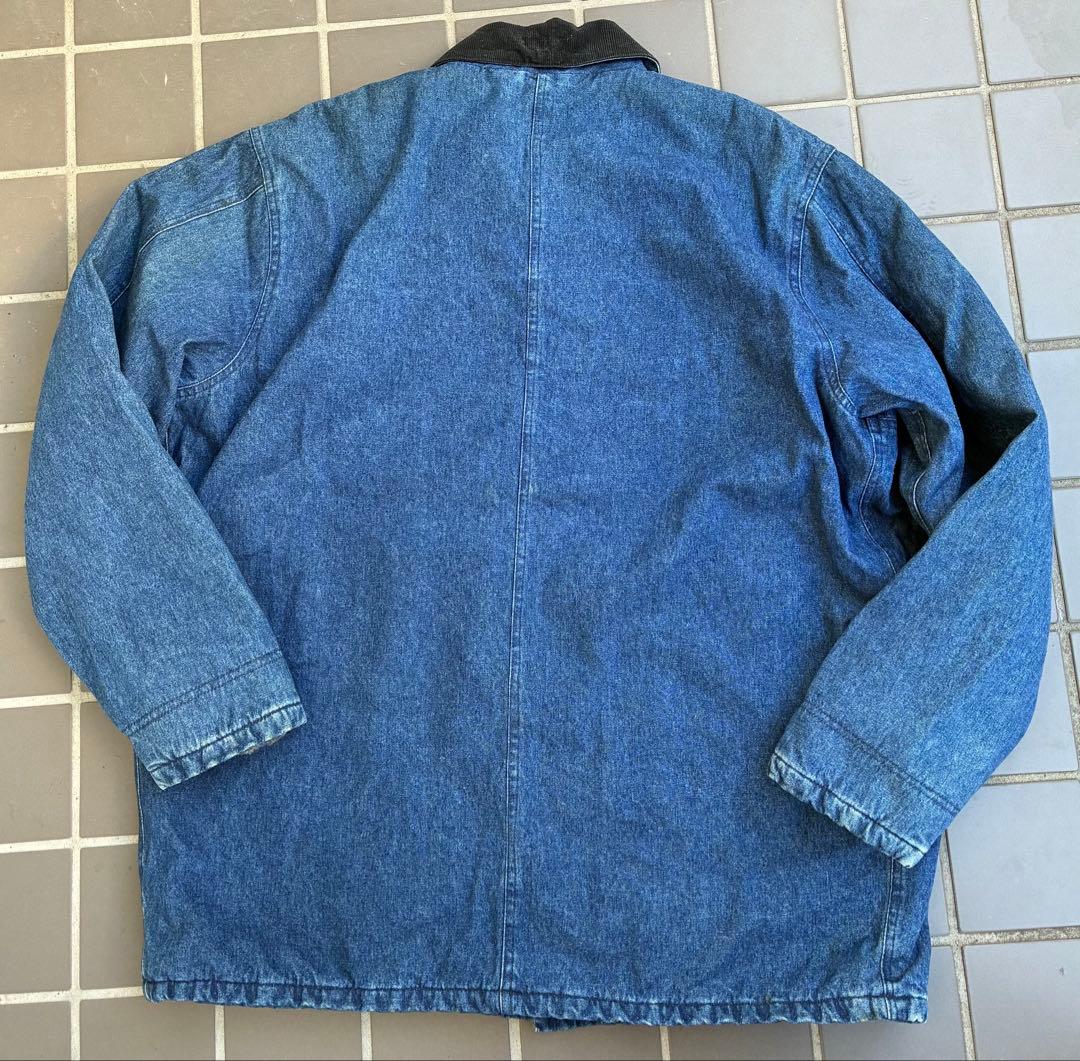 70s USA製 Carter's デニムカバーオール ブランケット 列車タグ