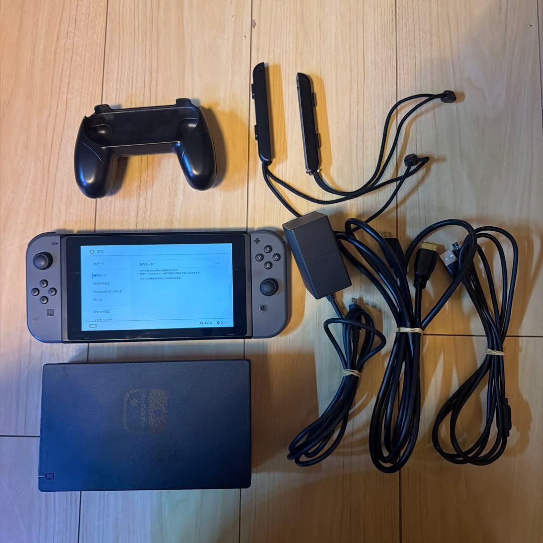 NintendoSwitch本体 グレー HAC-001 すぐ遊べる 動作確認済