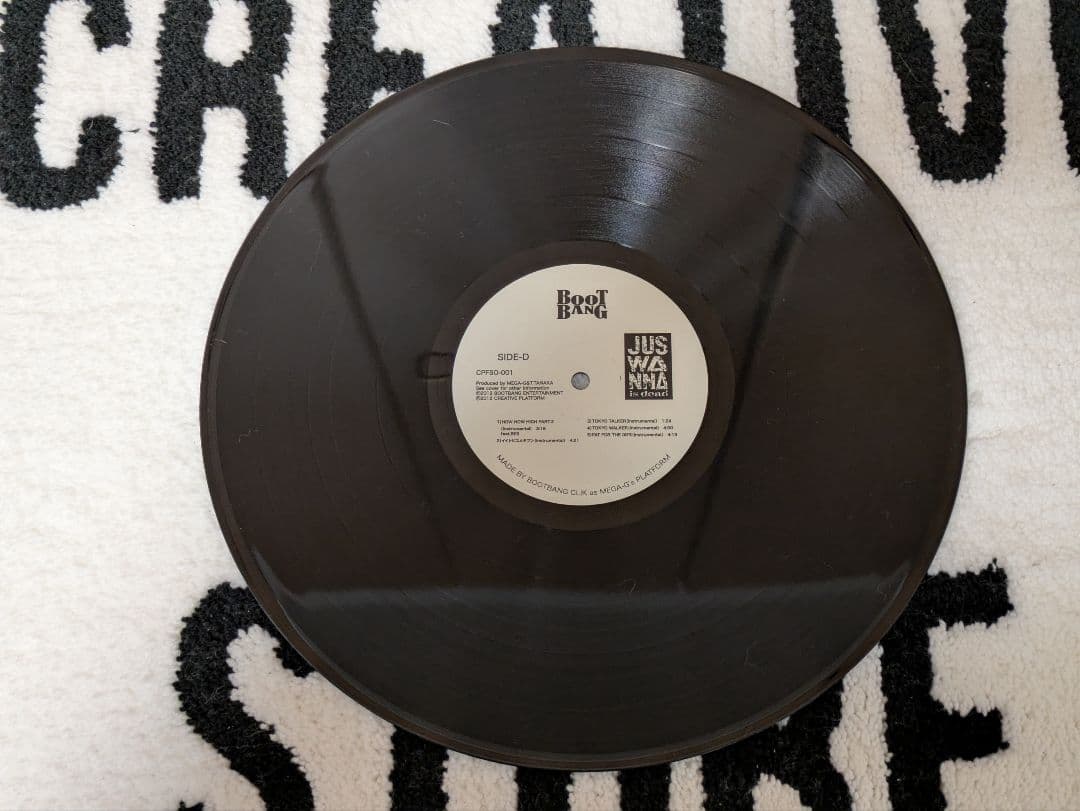 MEGA-G「JUSWANNA IS DEAD」LP レコード 仙人掌