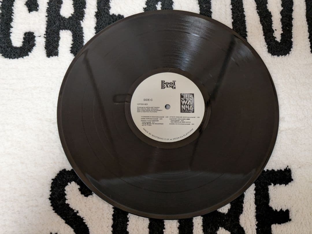 MEGA-G「JUSWANNA IS DEAD」LP レコード 仙人掌