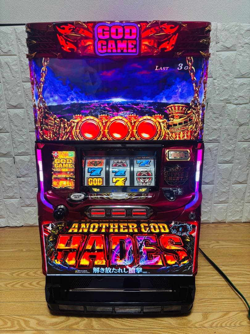 【オートプレイ付き♪】アナザーゴッドハーデス 解き放たれし槍撃パチスロ実機GOD
