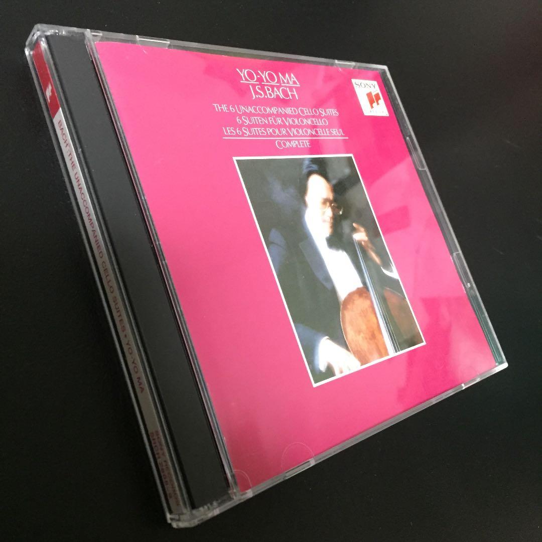 【売約済】ヨーヨー・マ／バッハ:無伴奏チェロ組曲(全曲) 1982年 2CD