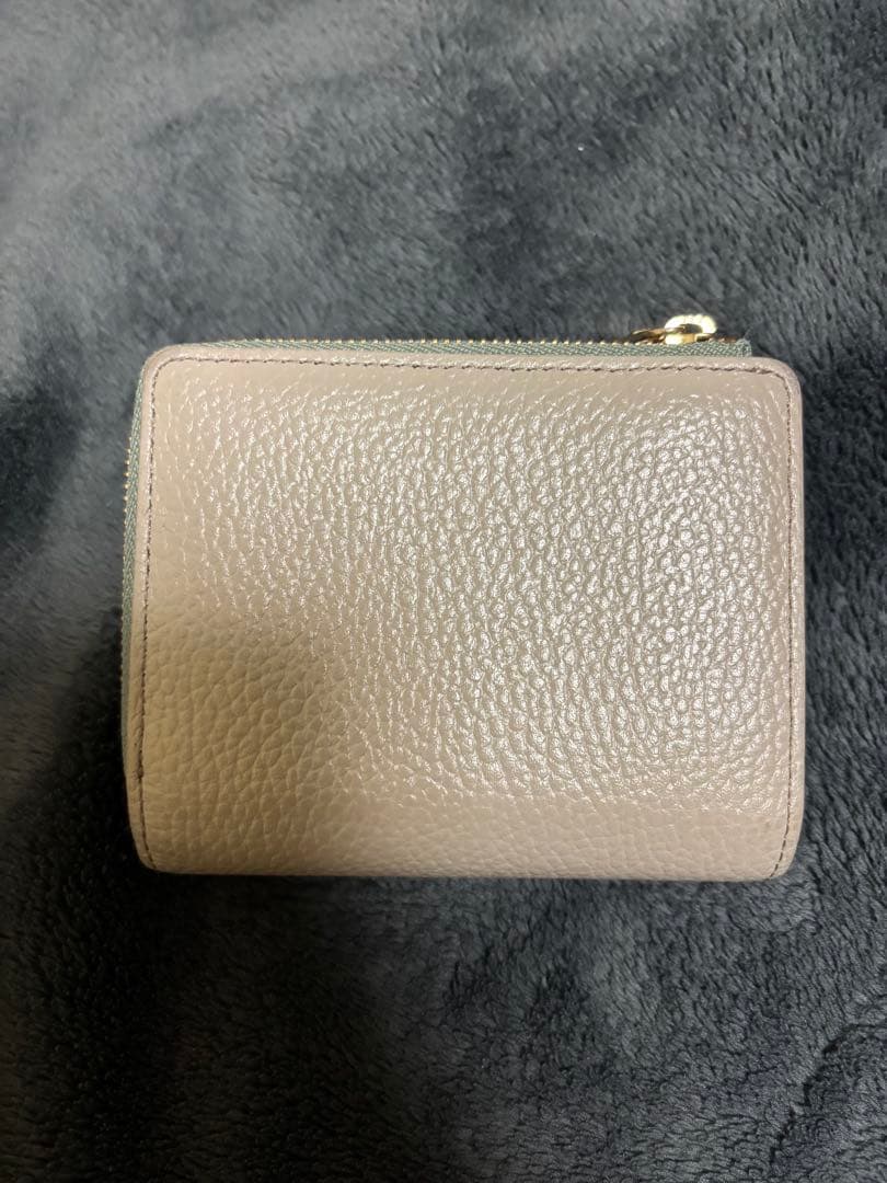 モノグラムプレートハーフウォレット russet