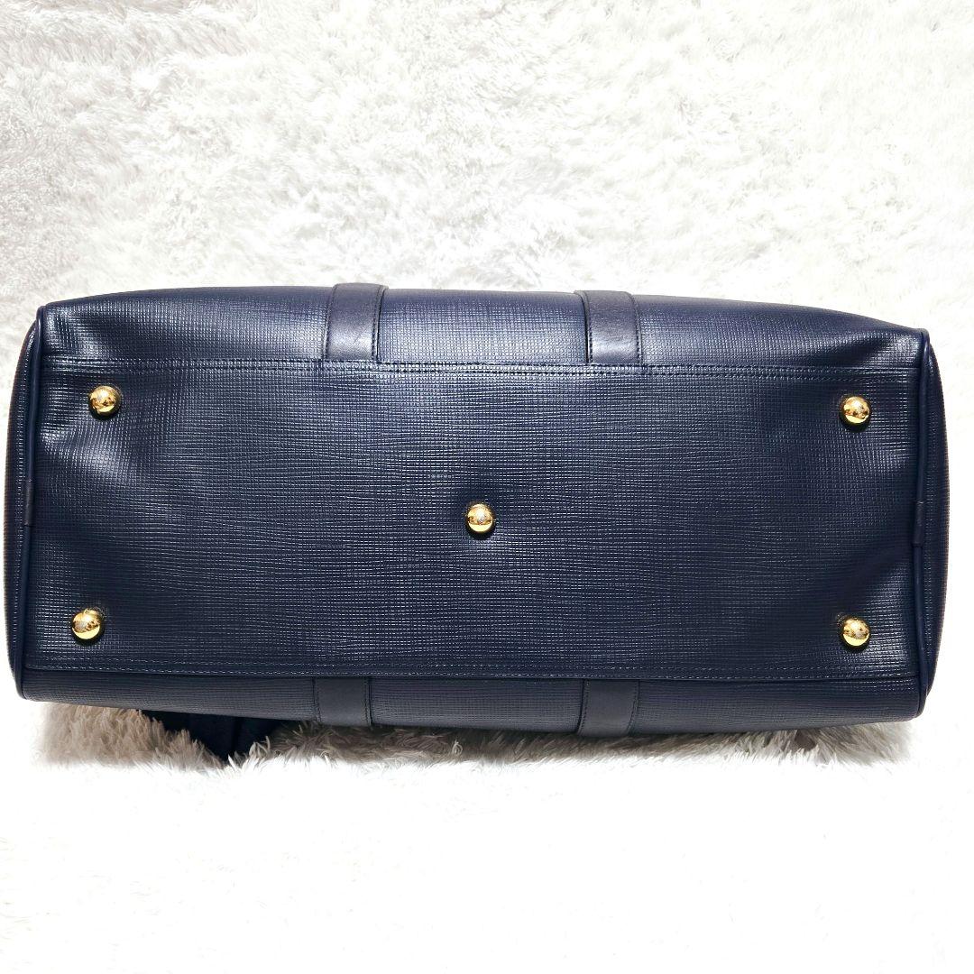 限定値下☆marie claire 本革 レザー ボストンバッグ 2WAY