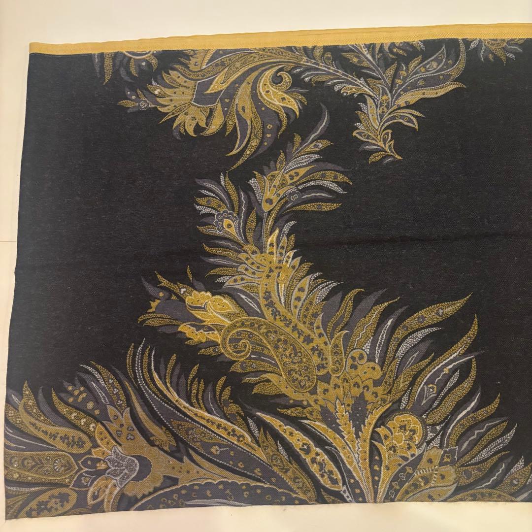 ETRO エトロ ペイズリー カシミヤ100% ストール ショール