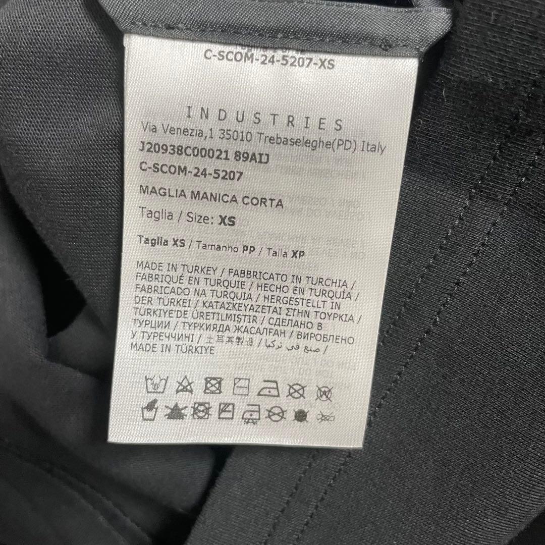 新品 MONCLER ラインストーン Tシャツ モンクレール ブラック 半袖