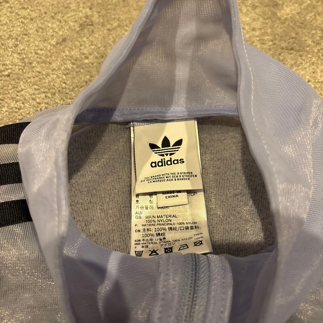 adidas オーガンジー　ジャージセットアップ