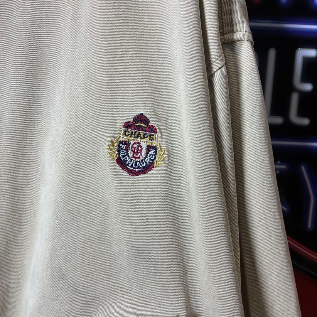 90s CHAPS RALPH LAUREN スウィングトップ　ベージュ