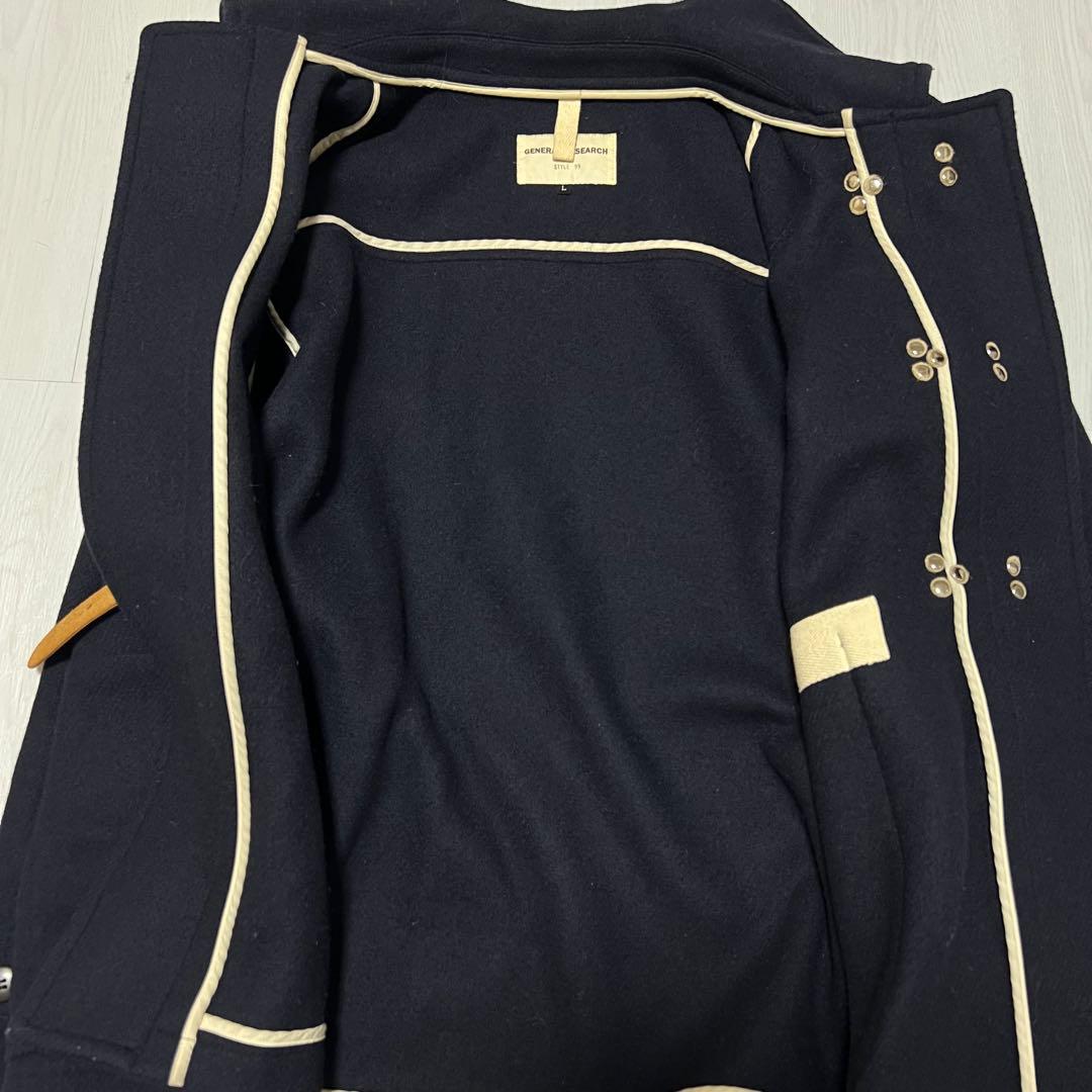 GENERA LRESEARCH レザーベルト ダッフルコート STYLE99