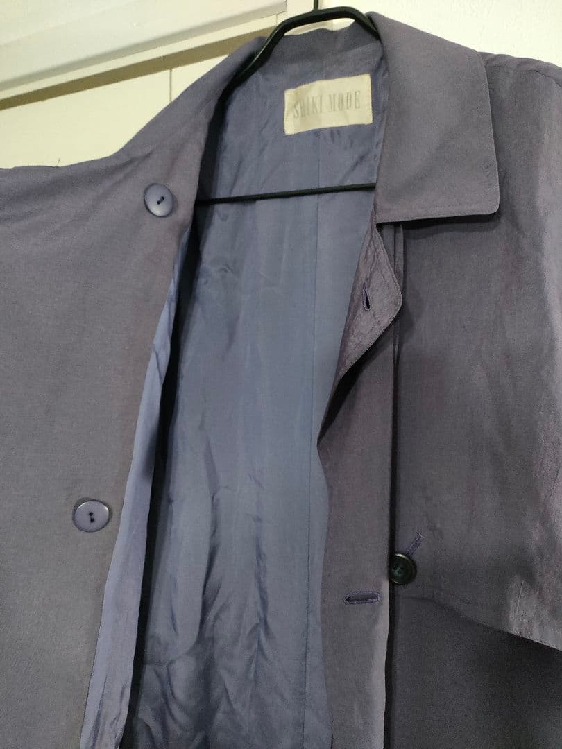 おにぎり✦SHIKIMODEシキモード式部㈱トリアセテート77%トレンチ