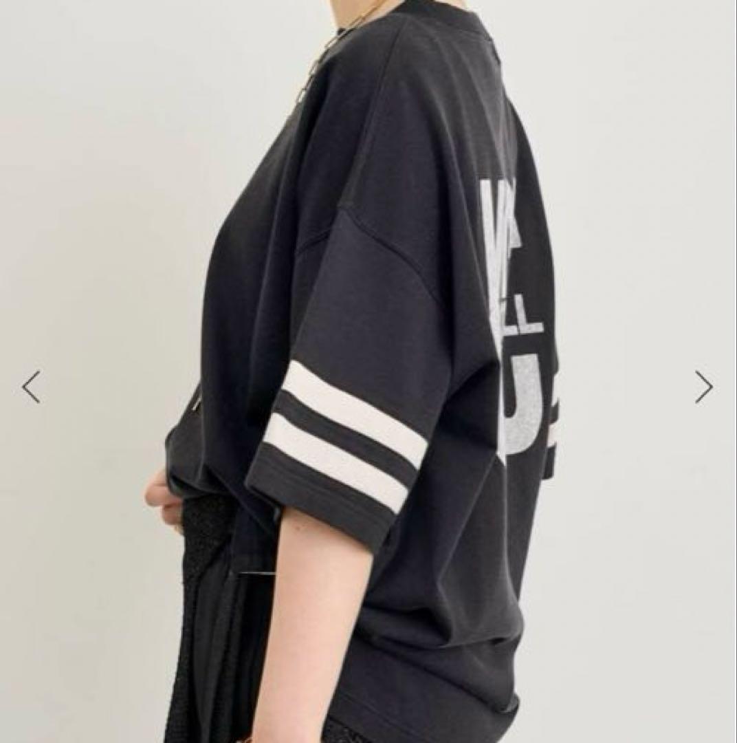 週末限定価格【REMI RELIEF】USC PRINT FOOTBALL T