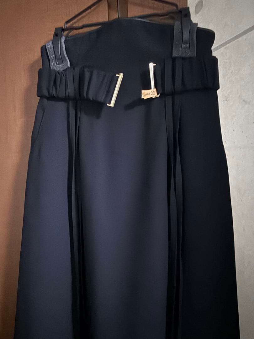 スカート MURRAL Morpho embroidery skirt (Black)