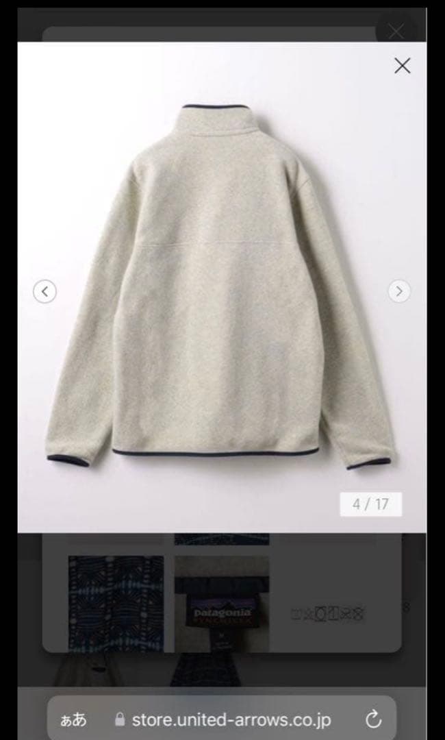＜Patagonia＞ライトウェイト シンチラ スナップT プルオーバー