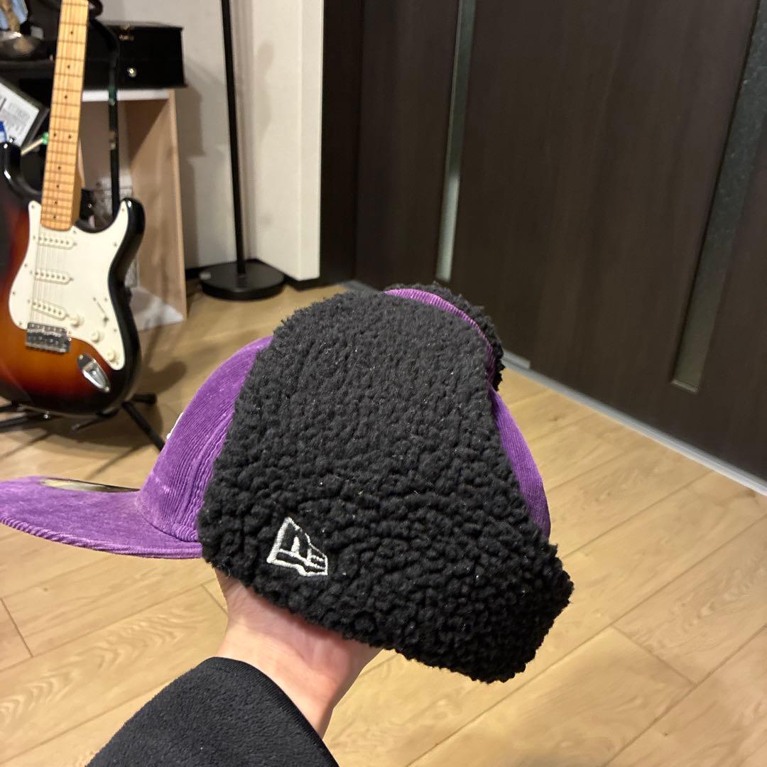 Supreme 59FIFTY パープルキャップ　シュプリーム