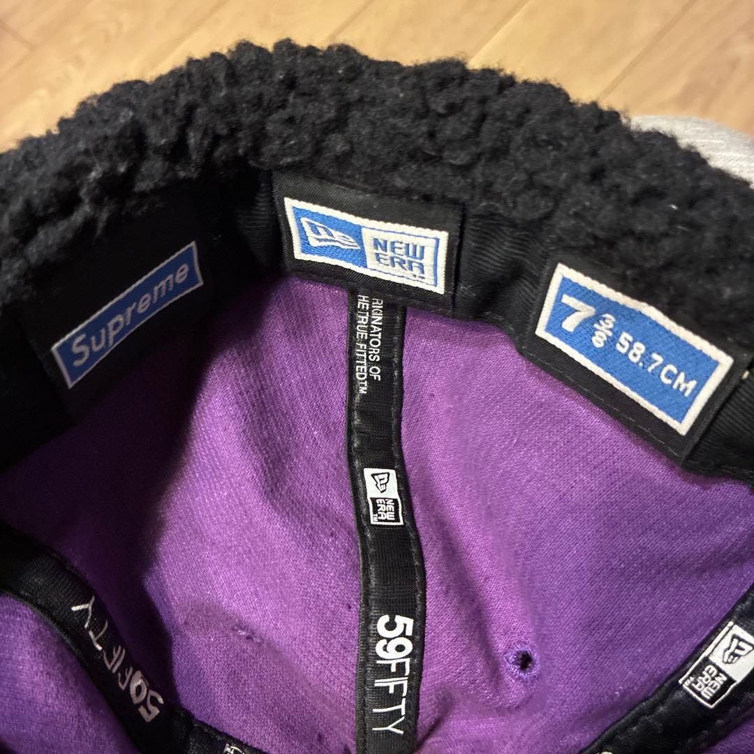 Supreme 59FIFTY パープルキャップ　シュプリーム