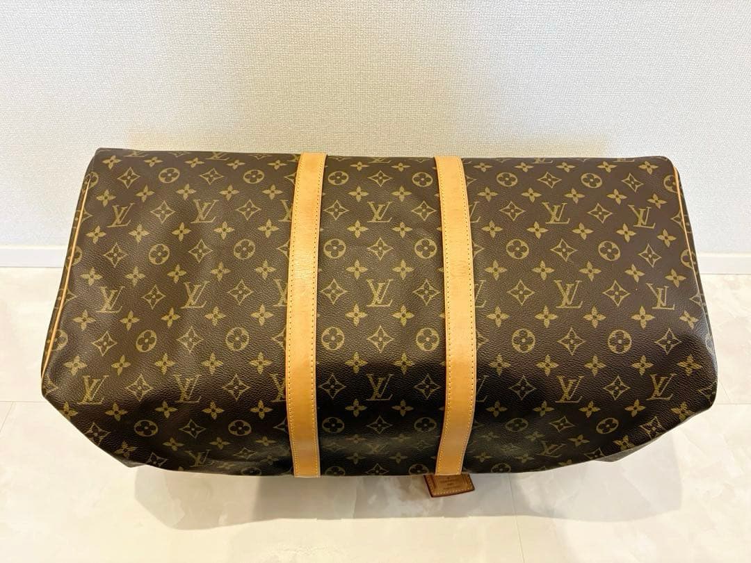 美品 Louis Vuitton ルイヴィトン モノグラム キーポル55 バッグ