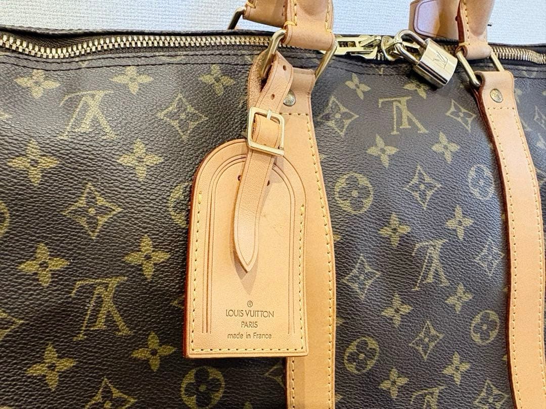 美品 Louis Vuitton ルイヴィトン モノグラム キーポル55 バッグ