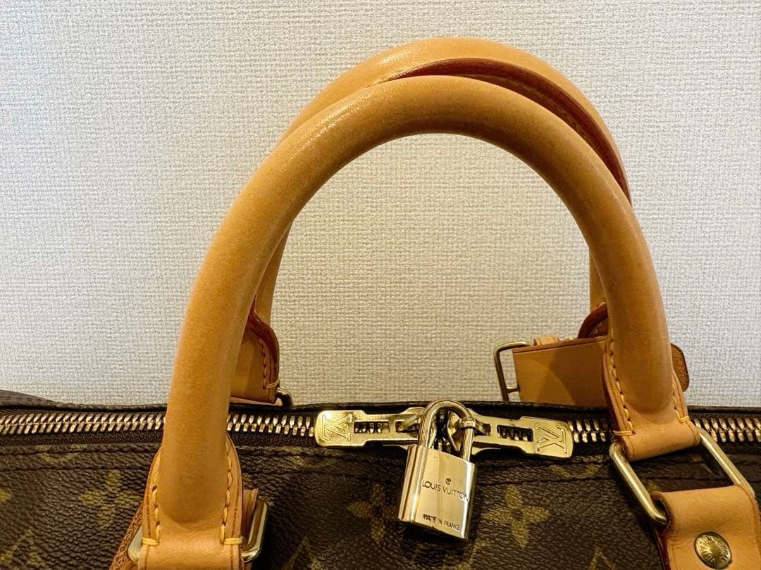 美品 Louis Vuitton ルイヴィトン モノグラム キーポル55 バッグ