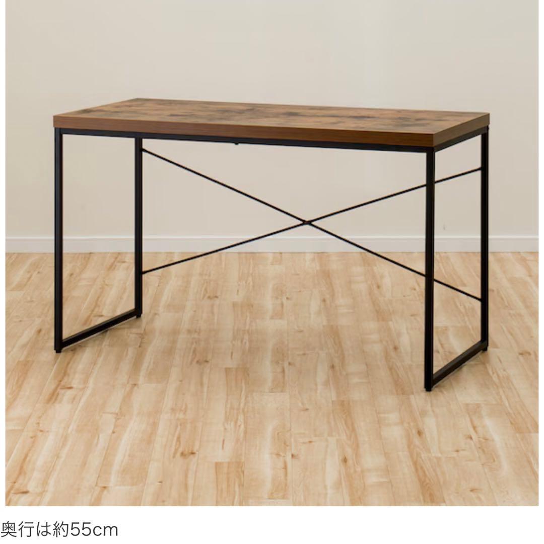 ニトリデスク　N ステイン120BR 120×55x72cm