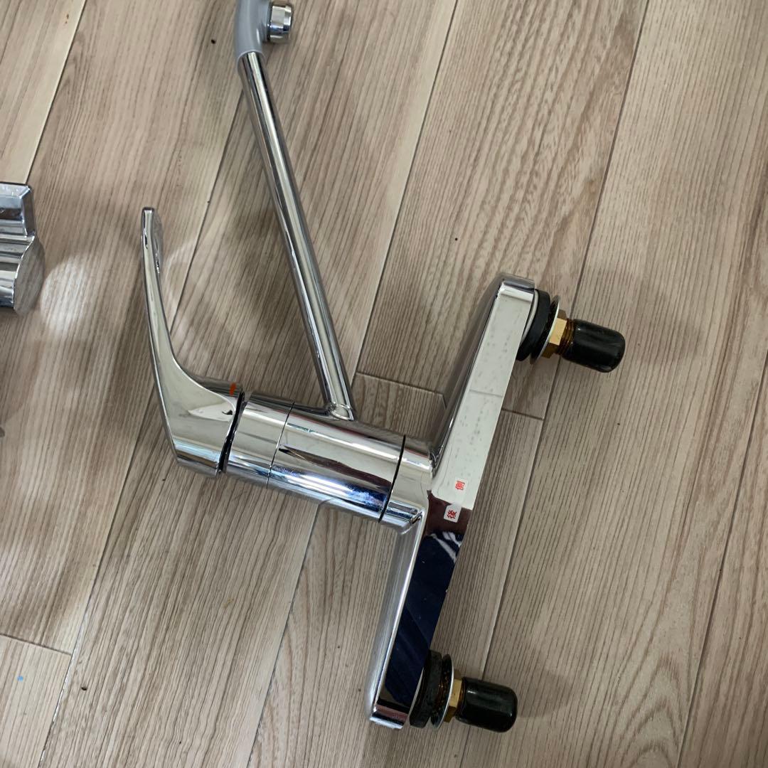 SANEI シャワーセット＋TOTO 浴槽用水栓 混合水栓 動作OK