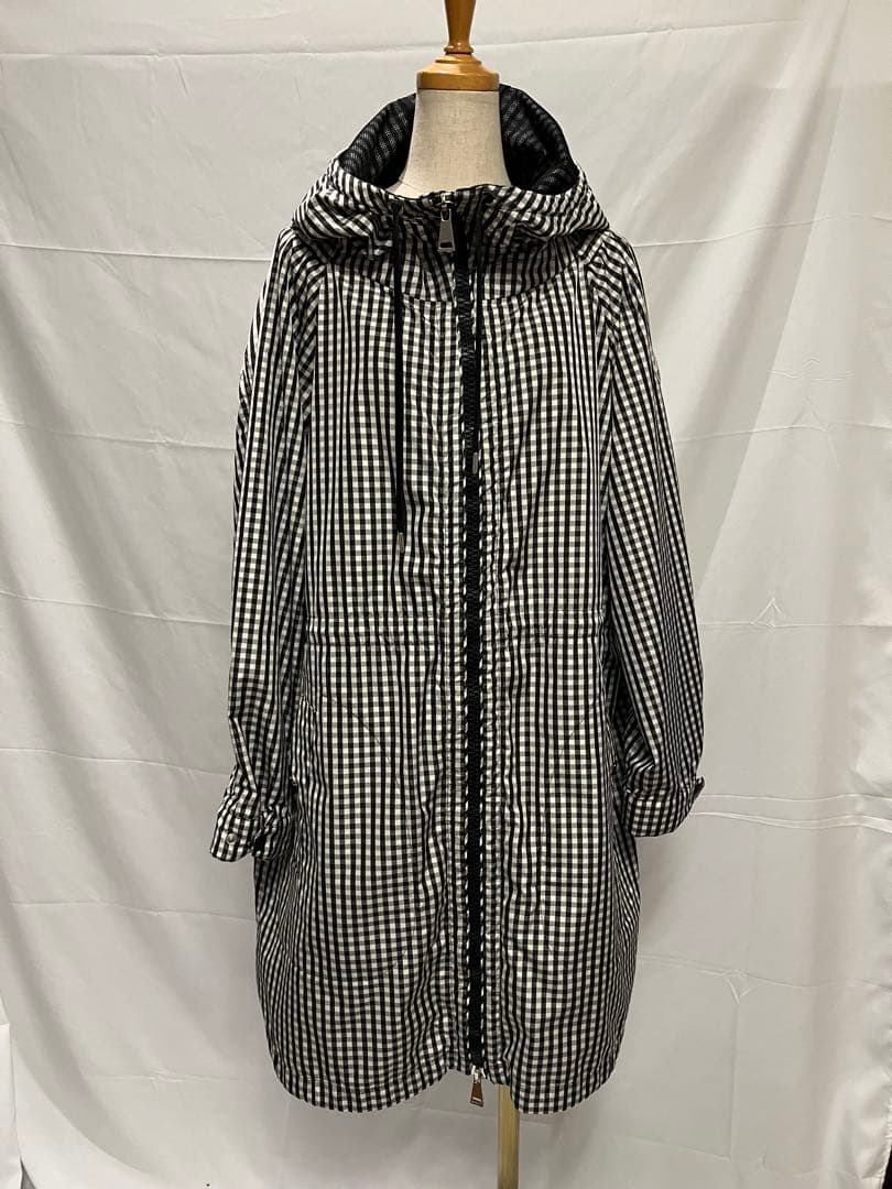 n*y様 モンクレール　MONCLER ギンガムチェック柄スプリングコート　1回