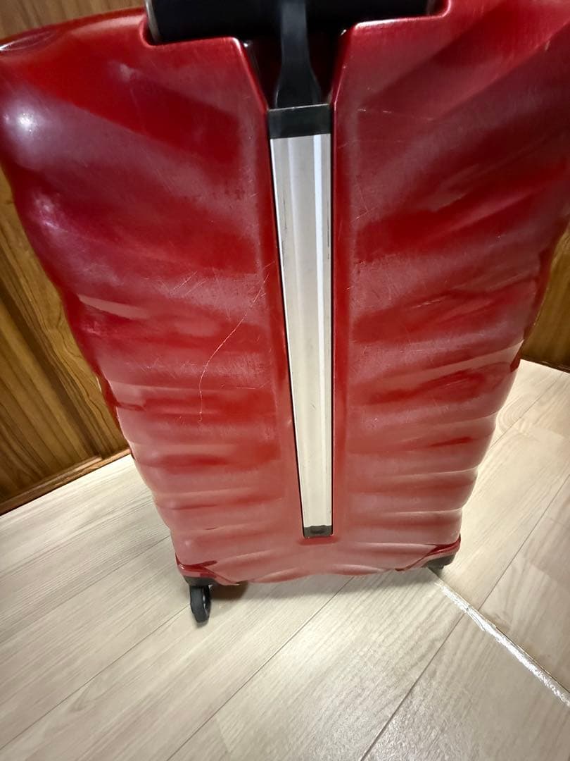 サムソナイト 赤 キャリーケース TSA キャリーバック