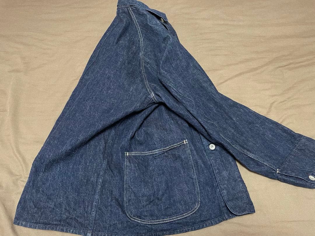 comoli デニム カバーオール size2 インディゴ 21AW