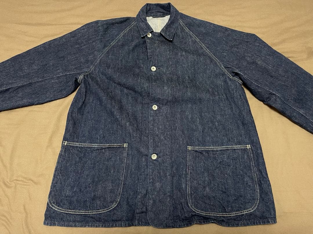 comoli デニム カバーオール size2 インディゴ 21AW