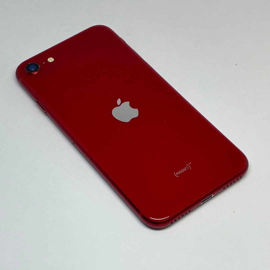 M49【電池新品100％表示】iPhone SE3 128GB レッド