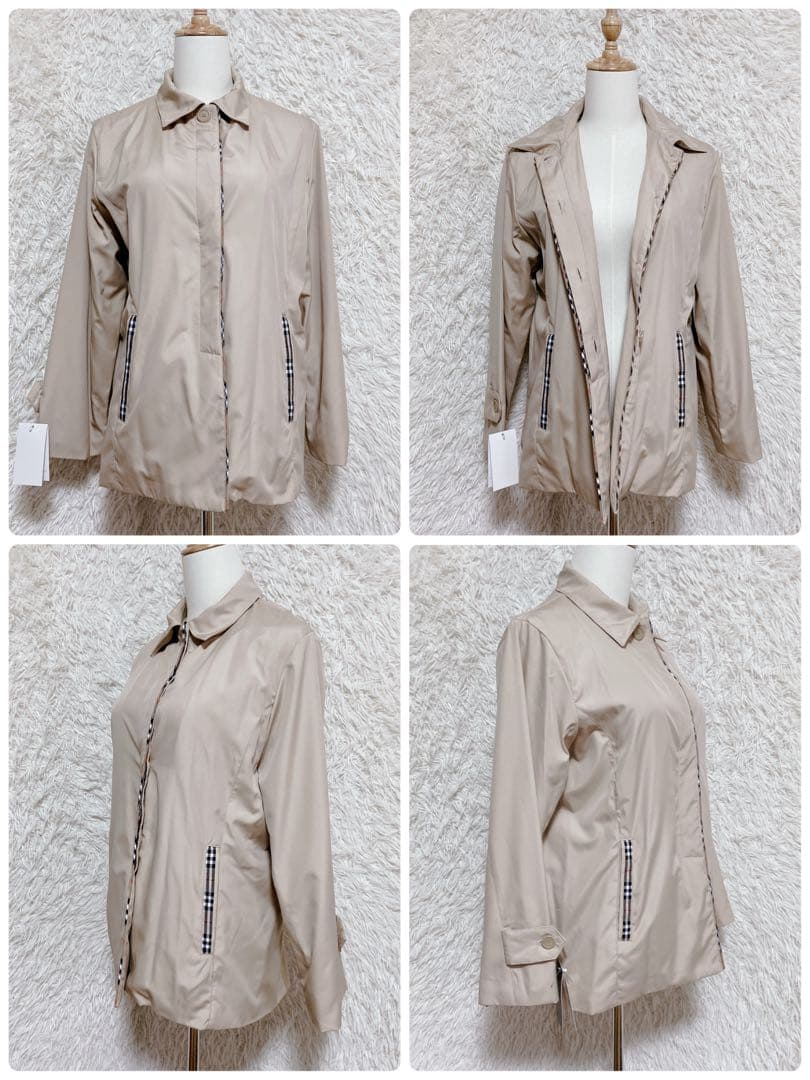 新品未使用タグ付き　BURBERRY コート ショート丈　ノバチェック