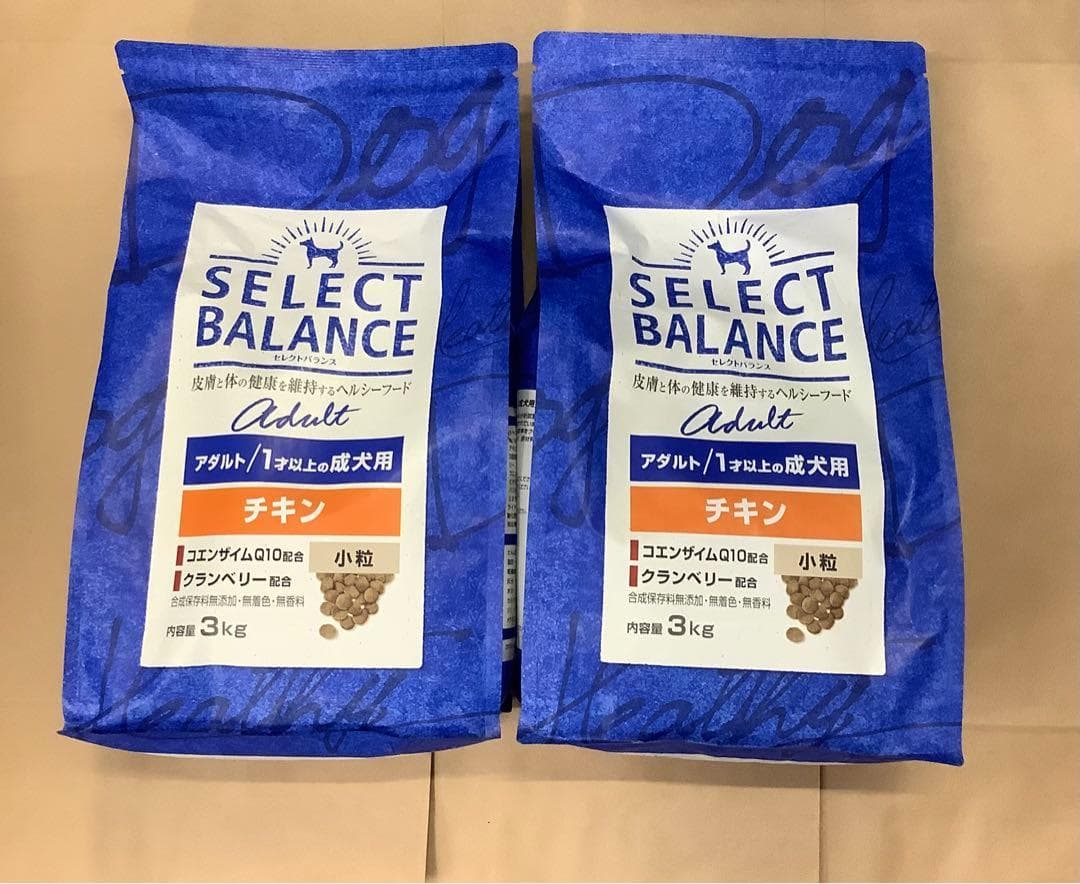 セレクトバランス アダルトチキン 小粒 3kg 2個