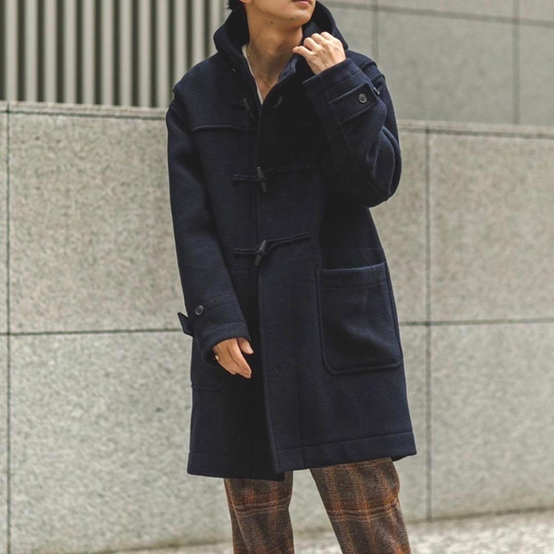【UNIQLO】新品未使用❗ダッフルコート　NAVY　Mサイズ