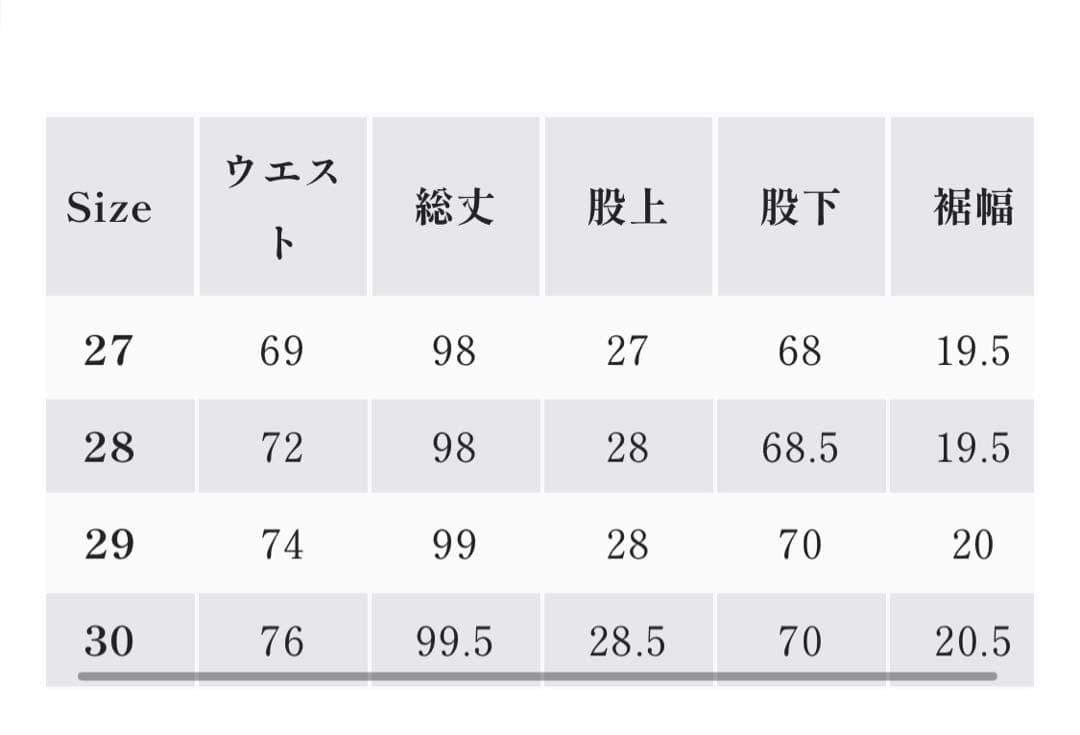 大特価　新品未使用　ヤエカ　デニム　29