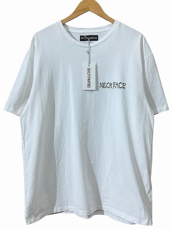 専用　未使用 ワコマリア ネックフェイス コラボ ウォッシュド Tシャツ L