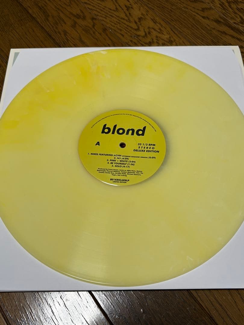 FRANK OCEAN blond DELUXE EDITION LP 開封済み