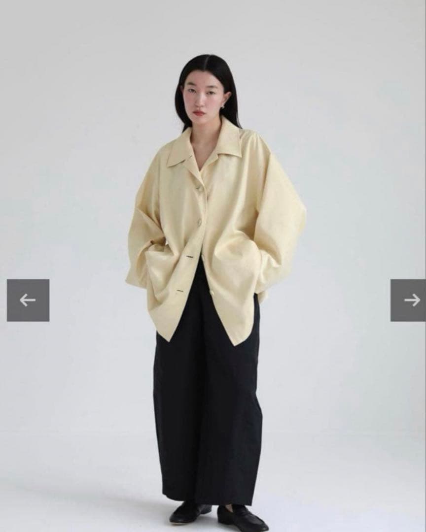 【hana】aere vintage satin coat