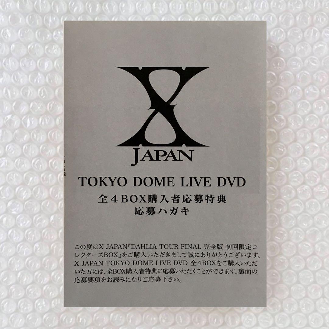 X JAPAN 非売品 DOME LIVE 4DVD BOX購入者応募当選品