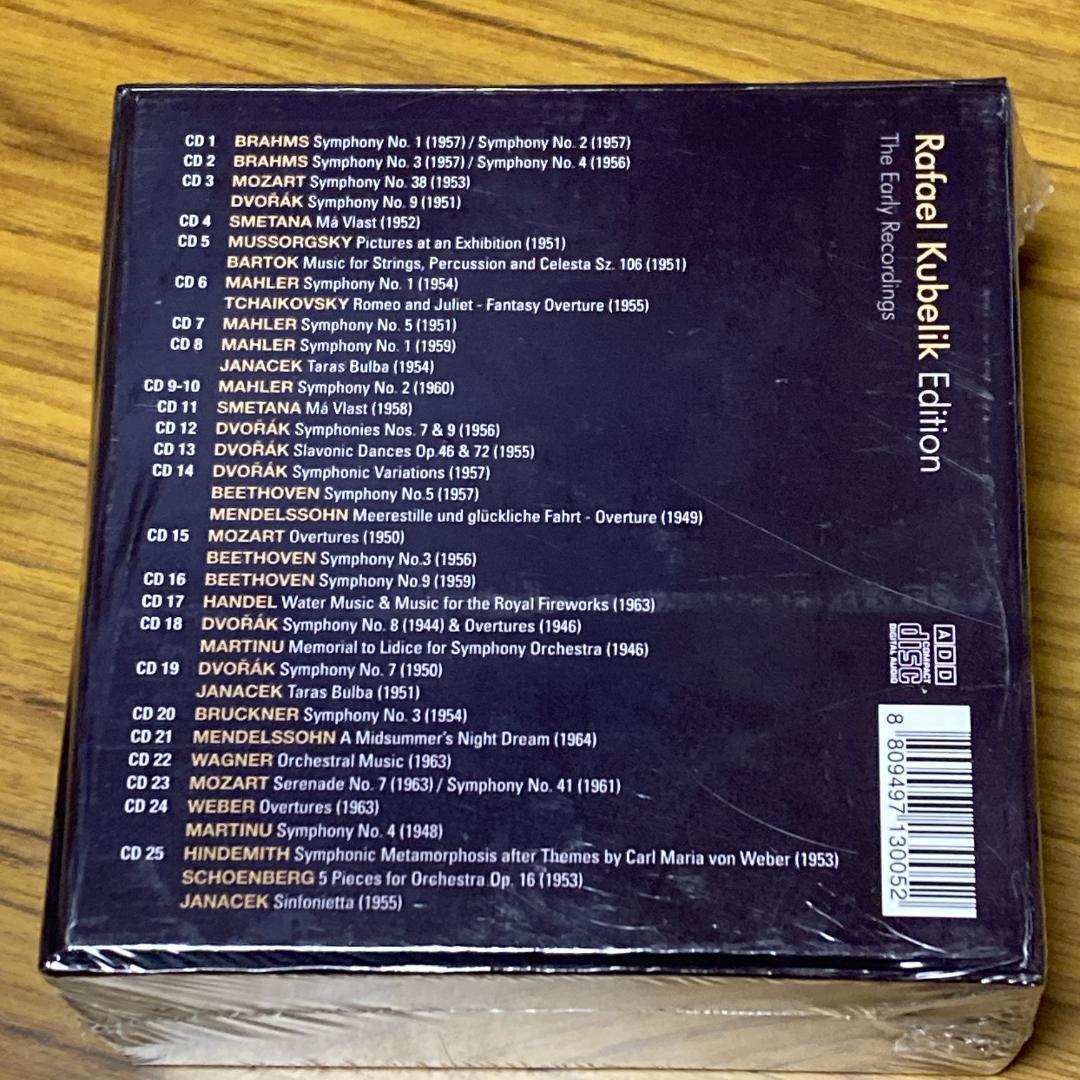 新品未使用　Rafael Kubelik Edition　25CD　【M33】