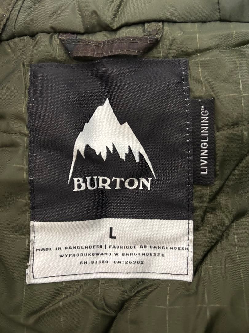 【人気ブランド】BURTON 迷彩ジャケット｜フード付き・高機能モデル