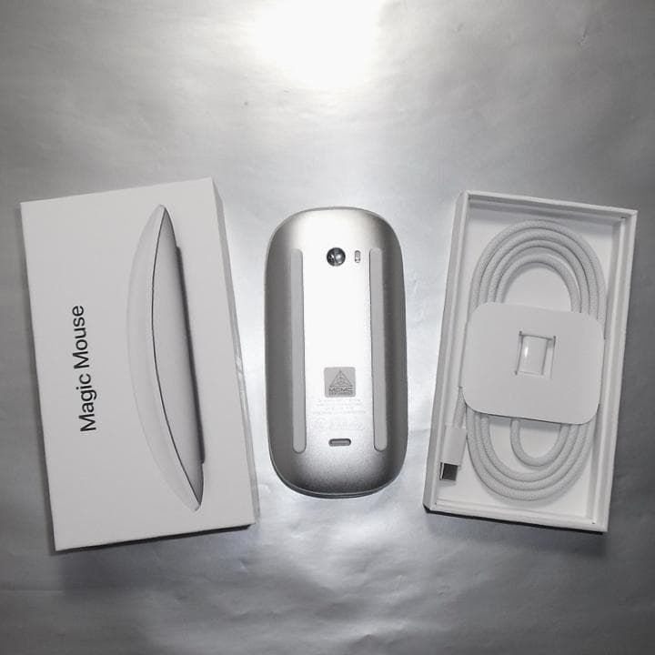最新Magic Mouse(USB-C)A3204silver.iMac用限定色