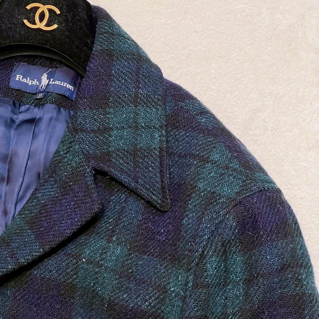 希少 L相当 Ralph Lauren テーラードジャケット ブラックウォッチ