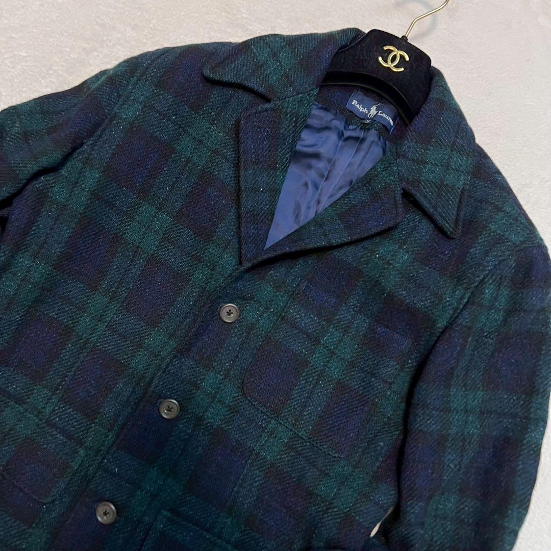 希少 L相当 Ralph Lauren テーラードジャケット ブラックウォッチ