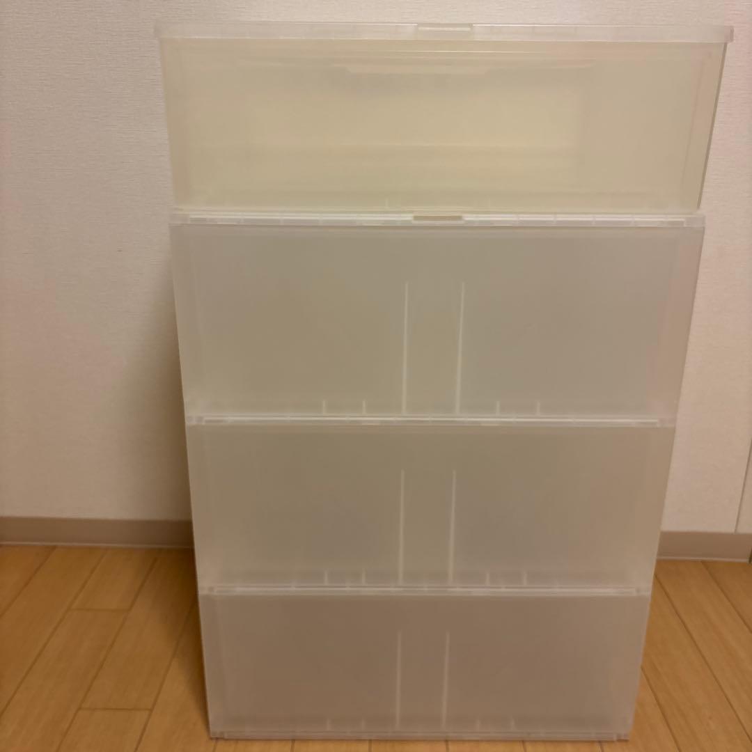 最終価格　無印良品　ポリプロピレン衣装ケース 引き出し式　2個セット