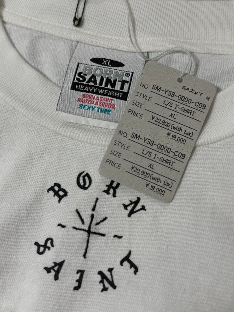 セントマイケル×ボーンレイズド 長袖TシャツXL