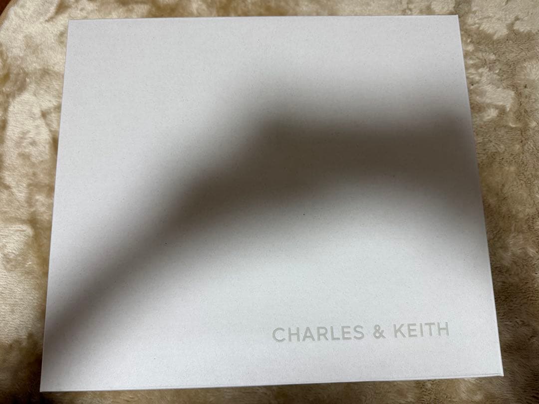 CHARLES&KEITH ニットソックス リッジッドソールチェルシーブーツ