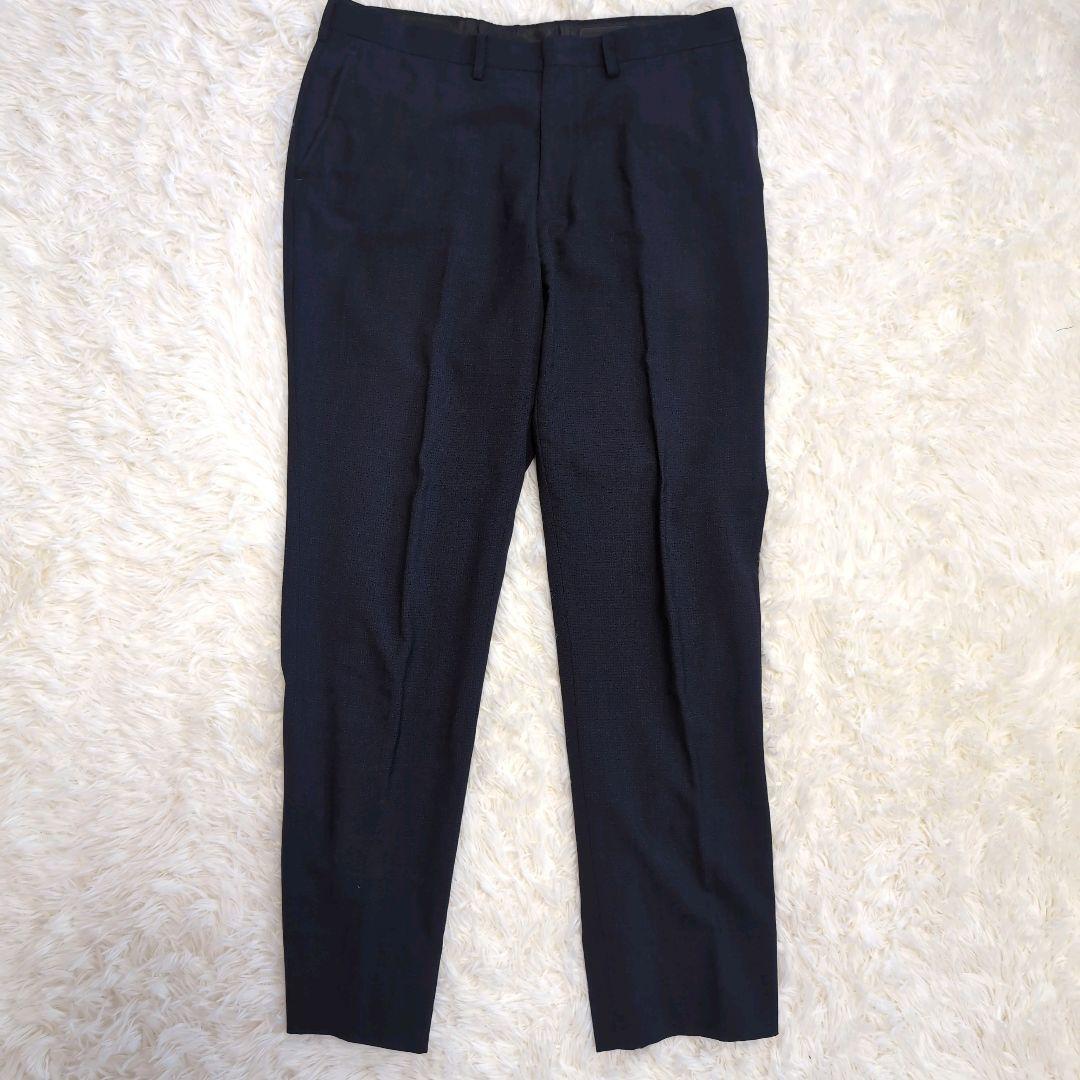 【美品 近年 伸縮】ダーバンスーツ セットアップ 背抜き 黒 XL