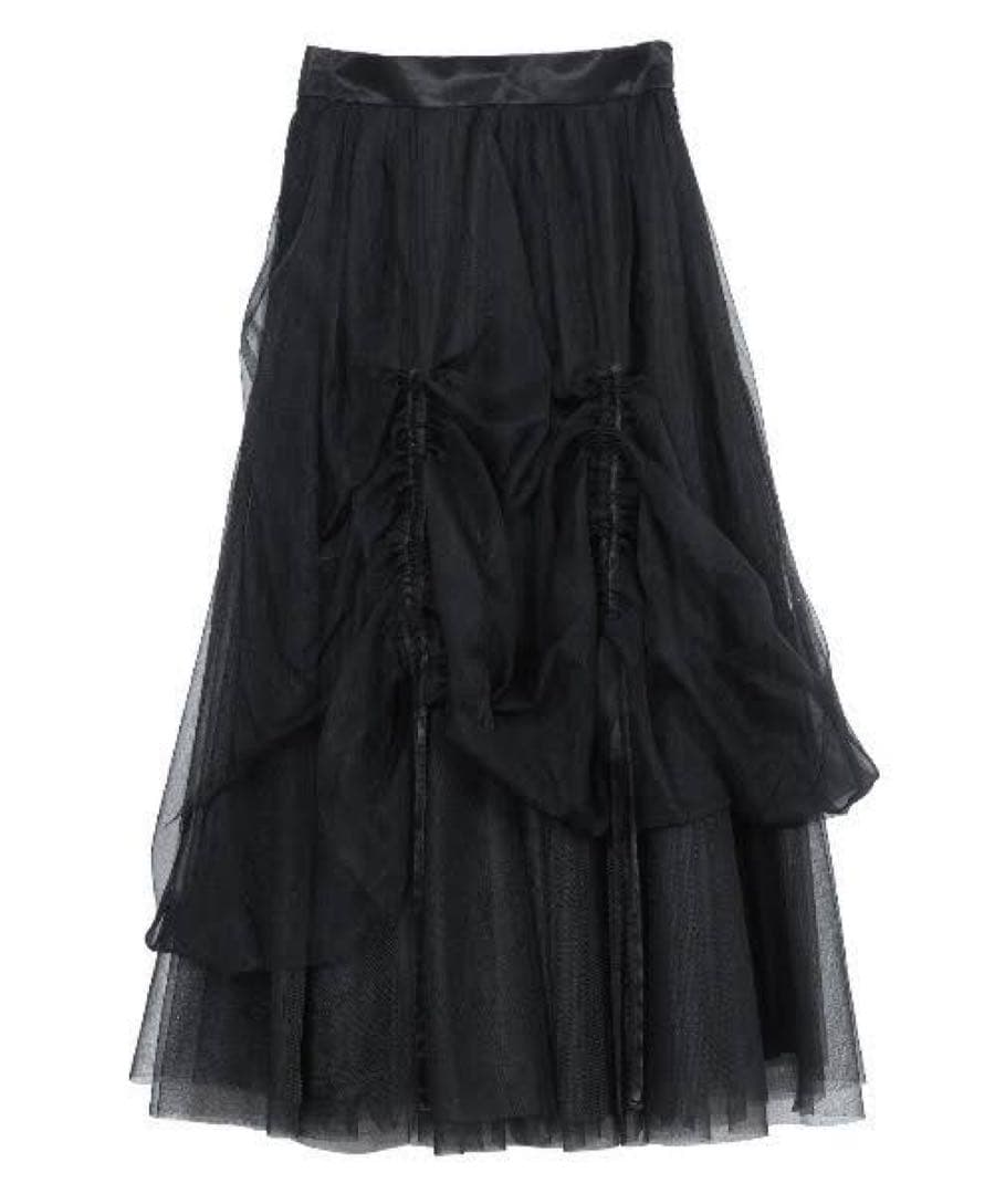 【極美品】 AMERI CURTAIN TULLE SKIRT